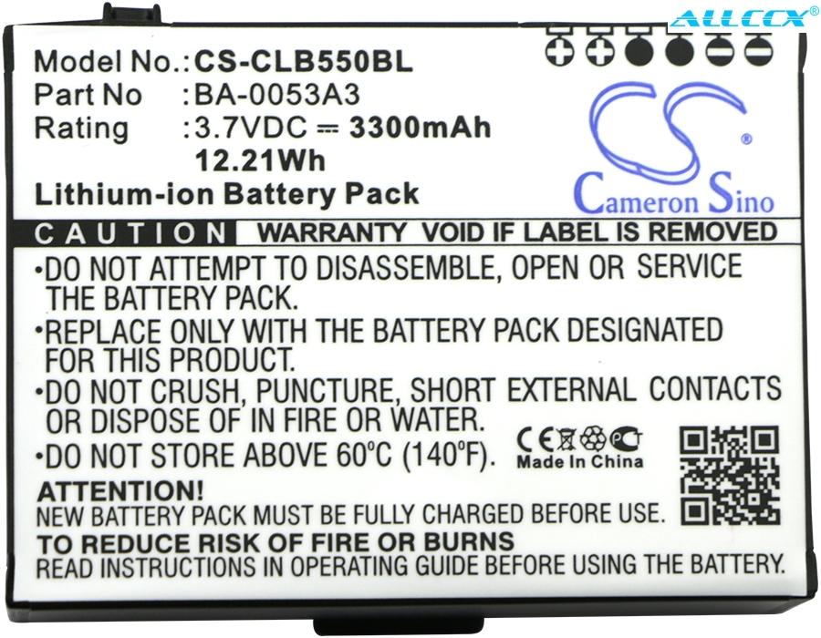 Cameron Sino 3300mAh BarCode, Scanner Battery BA-0053A3 for CipherLab CP55, CP50, PLEASE NOTE: Not compatible with ChipherLab 9200
Cameron Sino 3300mAh BarCode, Scanner Battery BA-0053A3 for CipherLab CP55, CP50, PLEASE NOTE: Not compatible with ChipherLab 9200