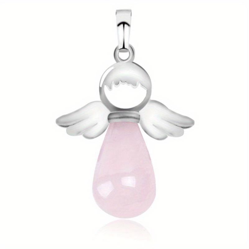 1Pc Natural Stones Angels Wings Pendant for Necklace Pink Quartz Onyx Silver Color Water Drop Female Jewelry Gift розовый
1Pc Natural Stones Angels Wings Pendant for Necklace Pink Quartz Onyx Silver Color Water Drop Female Jewelry Gift розовый