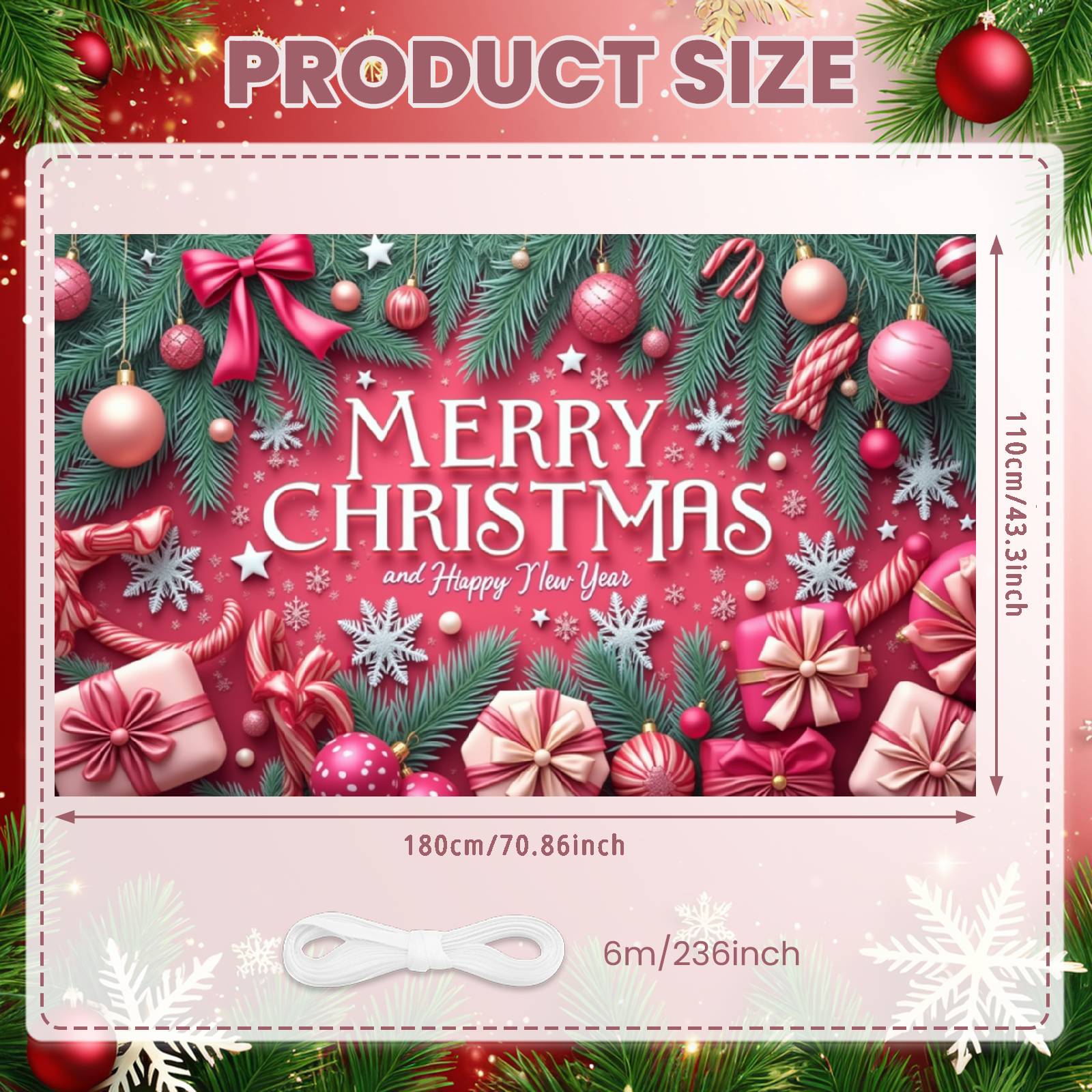 Christmas Backdrop Candy Canes Holiday Banner Christmas Banner Snowflakes New Year Background For Holiday Gathering New Year
Christmas Backdrop Candy Canes Holiday Banner Christmas Banner Snowflakes New Year Background For Holiday Gathering New Year
