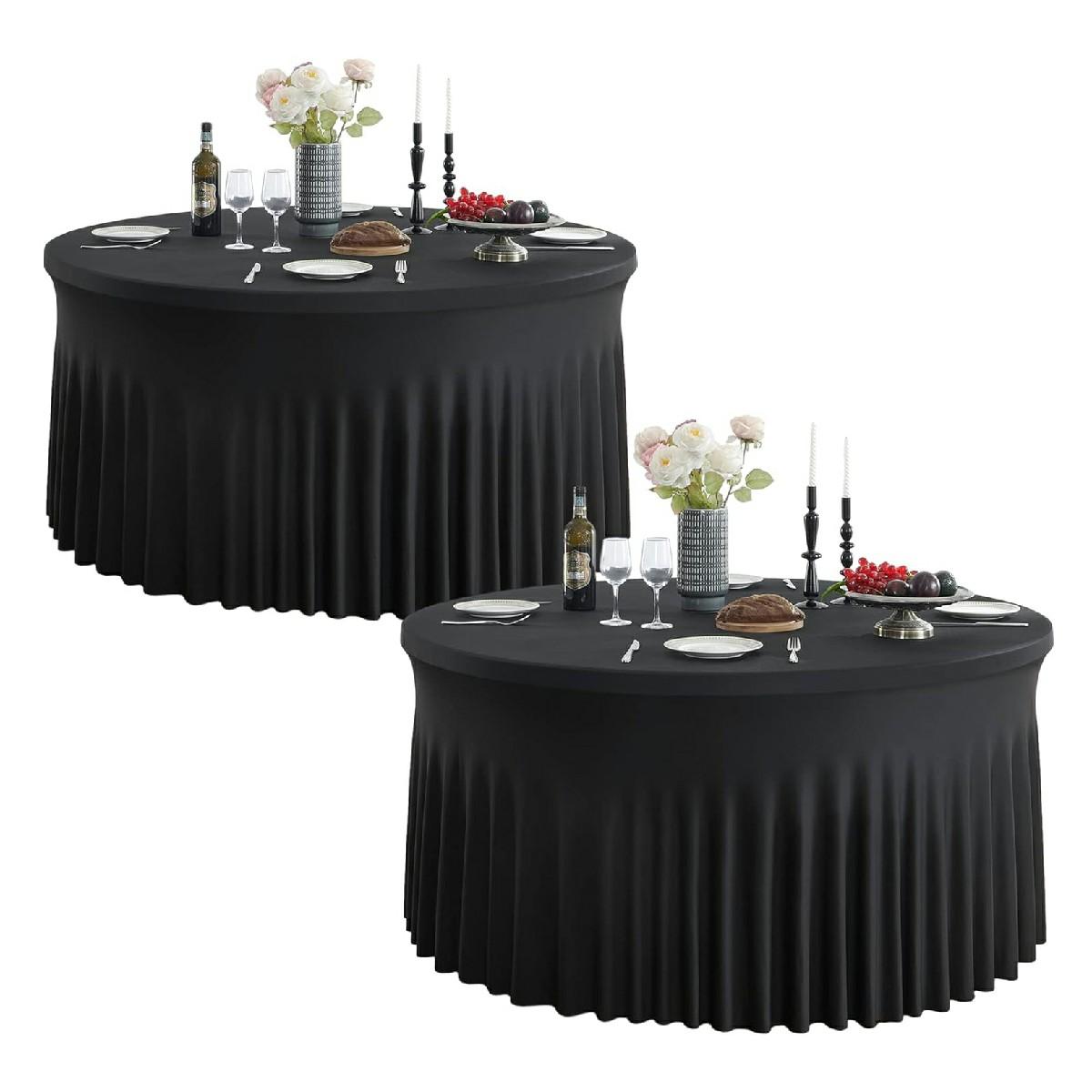 1pc Stretch Fitted Round Spandex Tablecloth with Soft Stain Inner - Ideal for Birthday, Bridal Shower, Party Decoration 5ft (60 In) 1Pack
1pc Stretch Fitted Round Spandex Tablecloth with Soft Stain Inner - Ideal for Birthday, Bridal Shower, Party Decoration 5ft (60 In) 1Pack