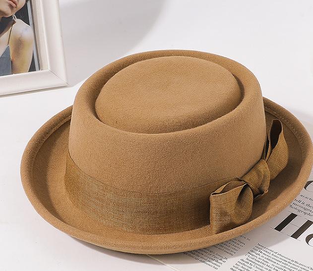 Autumn/Winter Women s Wool Felt Hat | Rolled Brim Flat Top Retro Bow Fedora | British Style Fashion Hat single code верблюд
Autumn/Winter Women s Wool Felt Hat | Rolled Brim Flat Top Retro Bow Fedora | British Style Fashion Hat single code верблюд