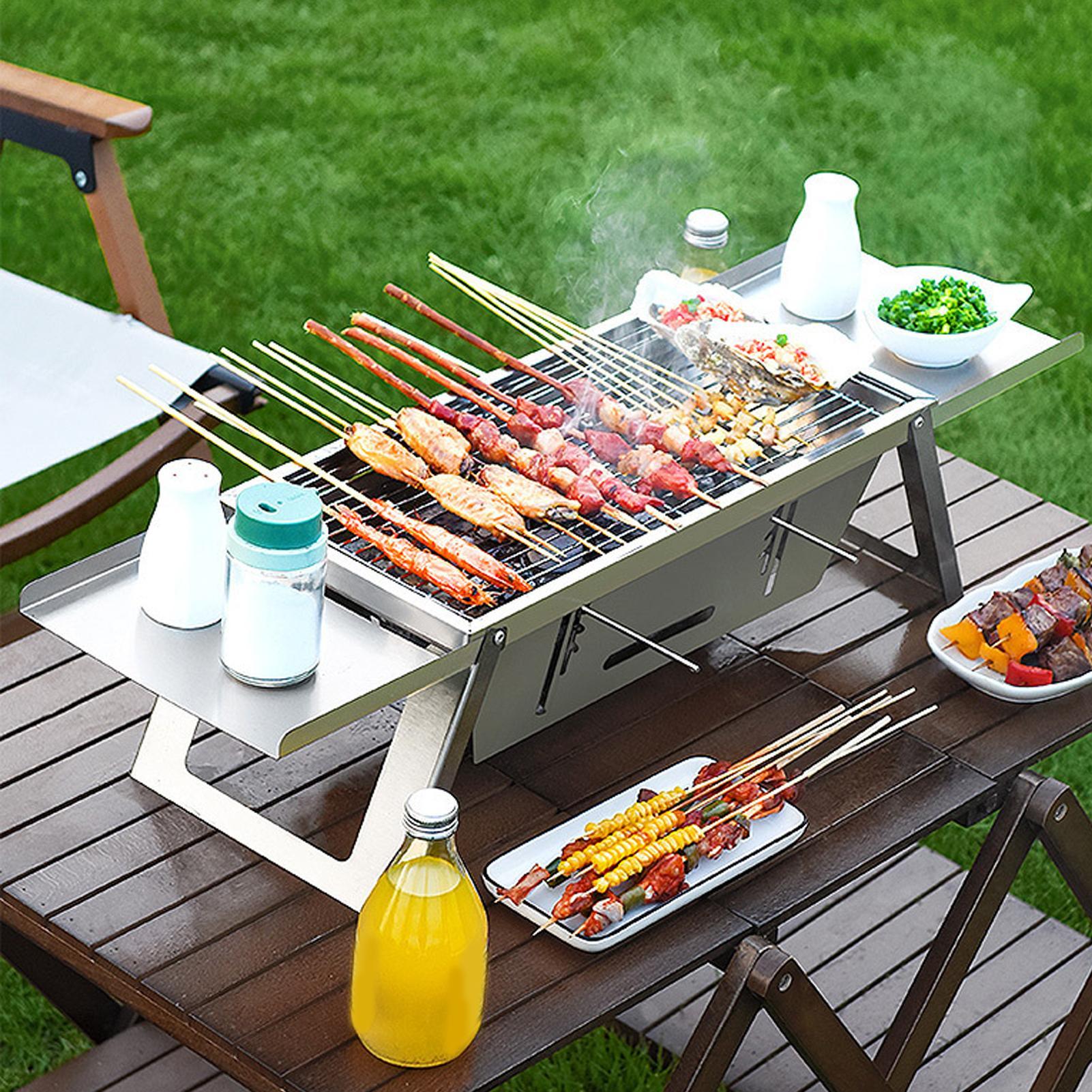 Stainless Steel Barbecue Stove Outdoor Charcoal Folding Barbecue Rack Household Small Folding Carbon Barbecue Skewer Stove bbq China Mainland
Stainless Steel Barbecue Stove Outdoor Charcoal Folding Barbecue Rack Household Small Folding Carbon Barbecue Skewer Stove bbq China Mainland