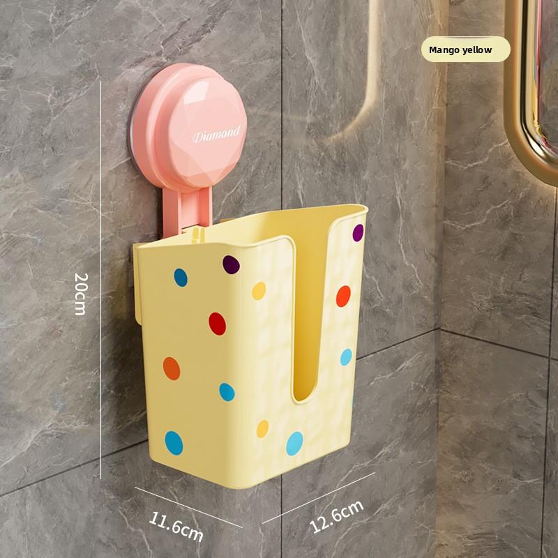 Suction Cup Toilet Non Perforated Wall Mounted Storage Box жовтий
Suction Cup Toilet Non Perforated Wall Mounted Storage Box жовтий