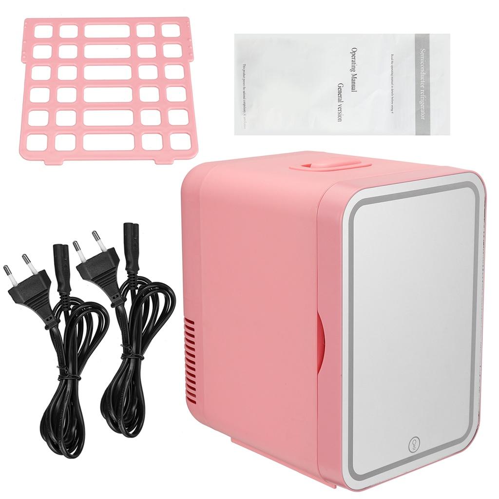 8 л Холодильник для макияжа со светодиодной подсветкой и зеркалом, мини-портативный, для хранения косметики, холодильник, охладитель и нагреватель, морозильник для дома, автомобиля, 19,6*26*27,4 см розовый
8 л Холодильник для макияжа со светодиодной подсветкой и зеркалом, мини-портативный, для хранения косметики, холодильник, охладитель и нагреватель, морозильник для дома, автомобиля, 19,6*26*27,4 см розовый