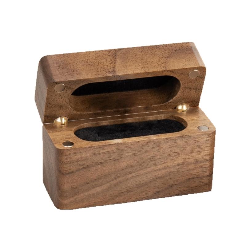 Walnut Wood Rectangular Ring Box For Wedding Bands With Soft Lining Jewelry Storage Case Protective Container 1
Walnut Wood Rectangular Ring Box For Wedding Bands With Soft Lining Jewelry Storage Case Protective Container 1