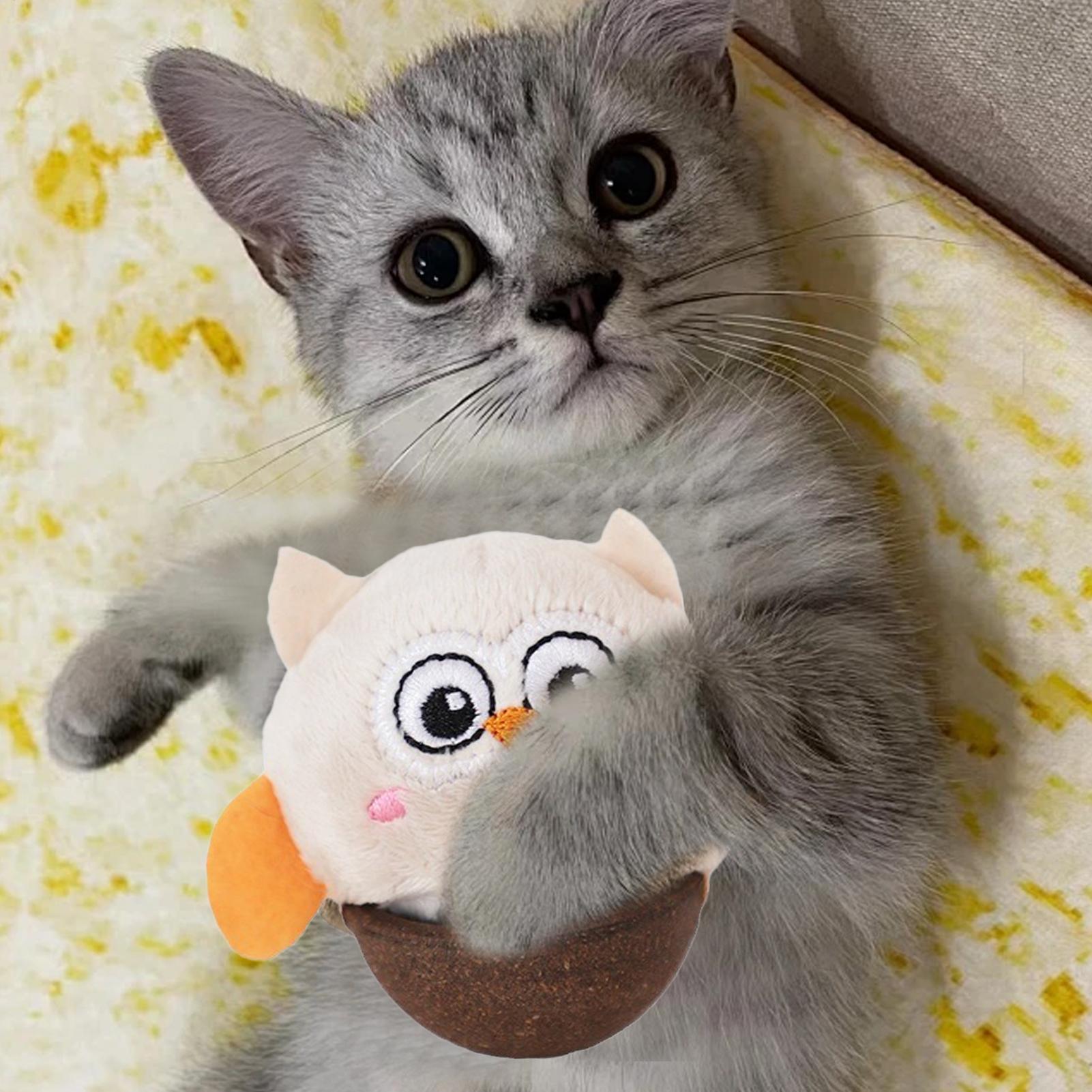 Cat Toy Owl-Shaped Wobble Base Chewer Cat Teething Play Toys With Catnip For Small Breed Boredom Training Entertaining Daily CN
Cat Toy Owl-Shaped Wobble Base Chewer Cat Teething Play Toys With Catnip For Small Breed Boredom Training Entertaining Daily CN