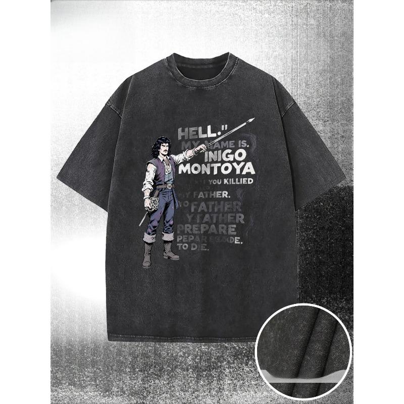 Washed Cotton, Inigo Montoya Sword Graphic, High-quality Batik Cotton, Perfect for Casual Wear and Fans, Featuring Iconic Quote and Medieval Design S чёрный
Washed Cotton, Inigo Montoya Sword Graphic, High-quality Batik Cotton, Perfect for Casual Wear and Fans, Featuring Iconic Quote and Medieval Design S чёрный