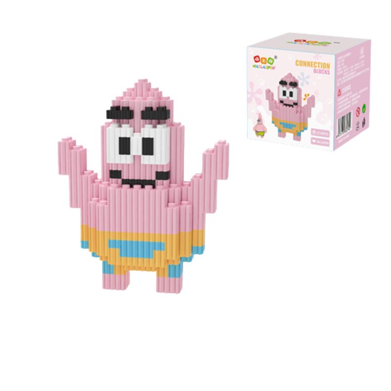 Патрік Боб Губка Зірка Будівельні Блоки Іграшка Міні Фігурки Дитячий Подарунок День Народження Різдво Patrick Star,610Pcs
Патрік Боб Губка Зірка Будівельні Блоки Іграшка Міні Фігурки Дитячий Подарунок День Народження Різдво Patrick Star,610Pcs