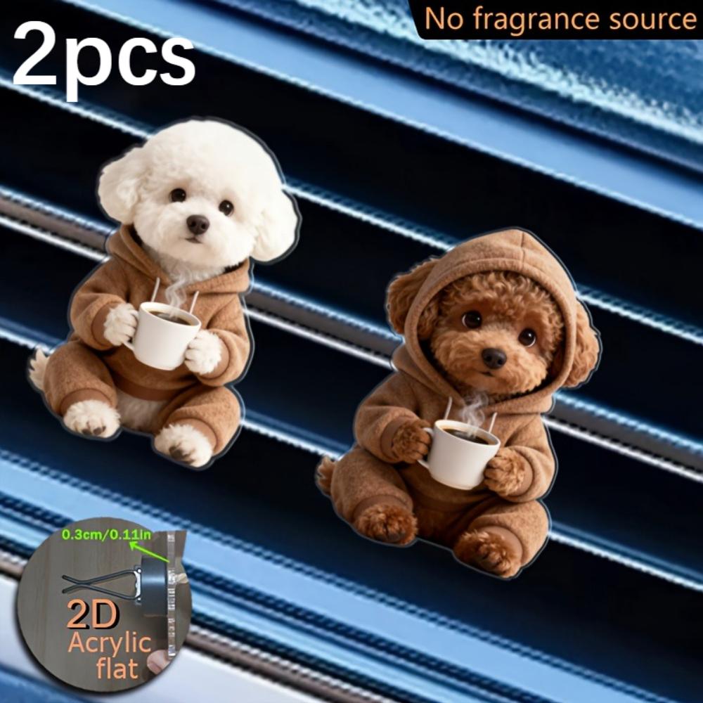 2d flat cute puppy pattern, unscented odor free sponge that you can add your own fragrance to, perfume diffuser clip, air vent interior accessories 6cm
2d flat cute puppy pattern, unscented odor free sponge that you can add your own fragrance to, perfume diffuser clip, air vent interior accessories 6cm