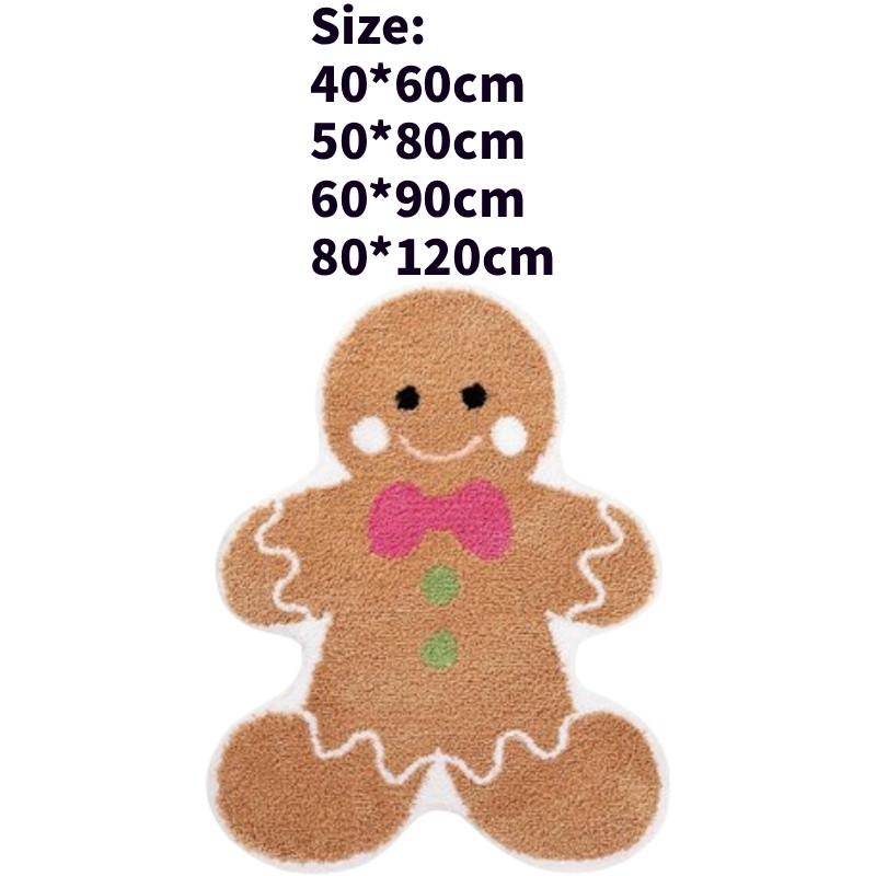 Man Shape Gingerbread Bath Rugs Christmas Cute Bathroom Fun Mat Decorations 40x60cm
Man Shape Gingerbread Bath Rugs Christmas Cute Bathroom Fun Mat Decorations 40x60cm