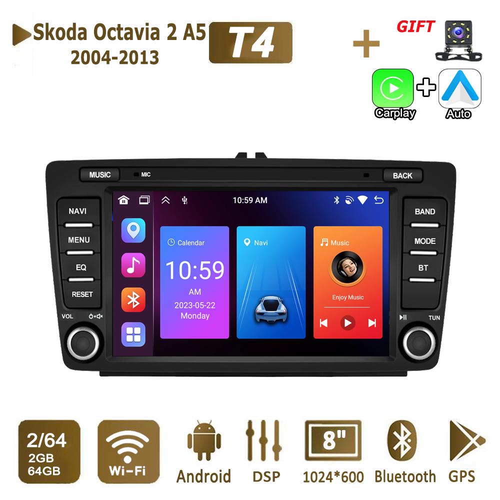 8 Inch Car Radio Android for Skoda Octavia 2 A5 2004-2013 Auto Multimedia Stereo Navigation 2+64GB 1+32GB
8 Inch Car Radio Android for Skoda Octavia 2 A5 2004-2013 Auto Multimedia Stereo Navigation 2+64GB 1+32GB