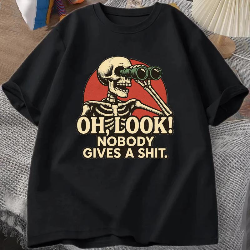 Oh Look Nobody Gives A Shit Sarcasm Tshirt Summer Unisexs Tracksuit Round Neck Short Sleeve Sportswear Casual Fun Tops Cotton Tee 4XL
Oh Look Nobody Gives A Shit Sarcasm Tshirt Summer Unisexs Tracksuit Round Neck Short Sleeve Sportswear Casual Fun Tops Cotton Tee 4XL