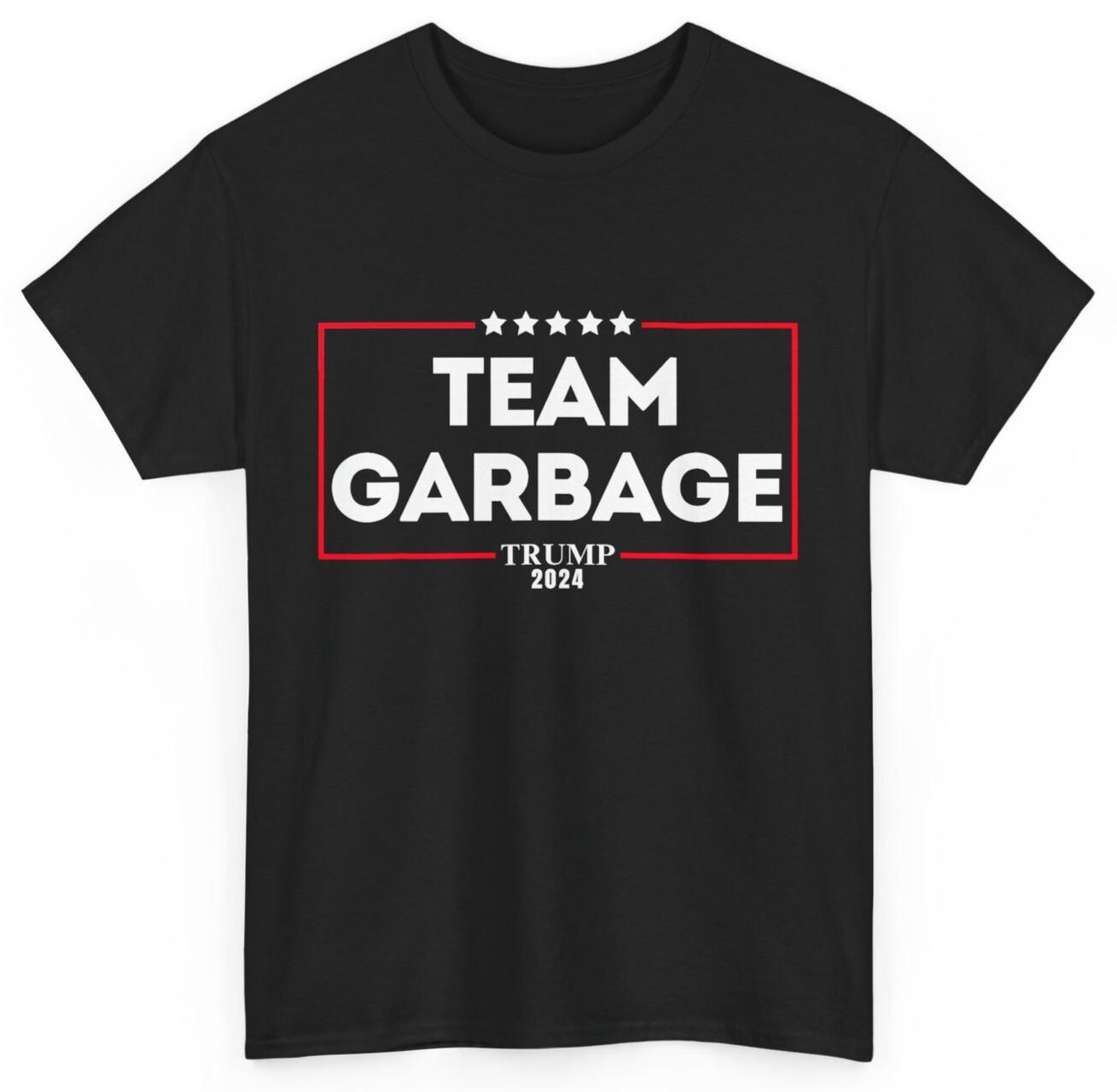 Team Garbage for Trump 2024 T-Shirt Mens Womens Tees Top 4XL
Team Garbage for Trump 2024 T-Shirt Mens Womens Tees Top 4XL