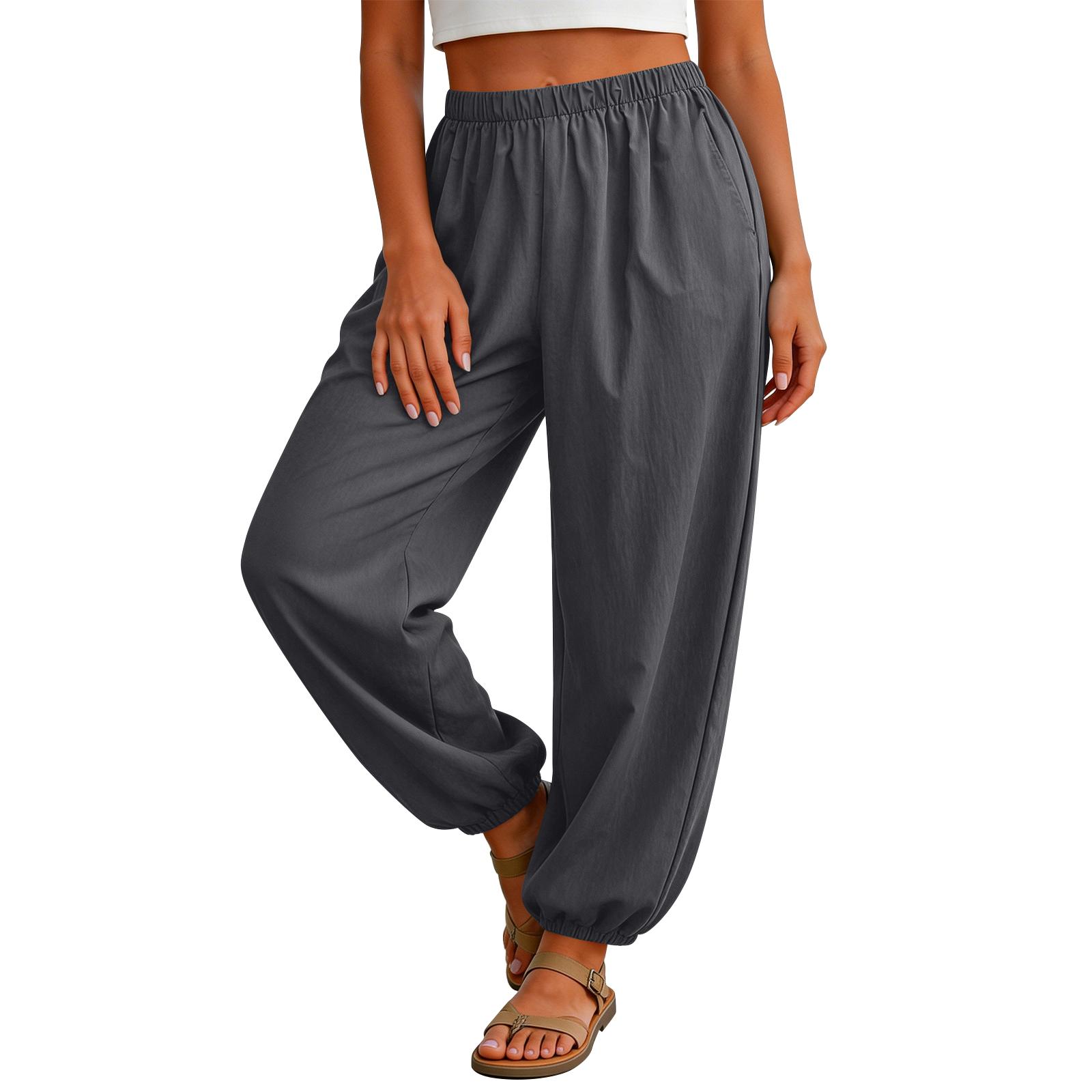 Women s Casual Loose Pants Straight Wide Leg Pants Casual Pants M
Women s Casual Loose Pants Straight Wide Leg Pants Casual Pants M