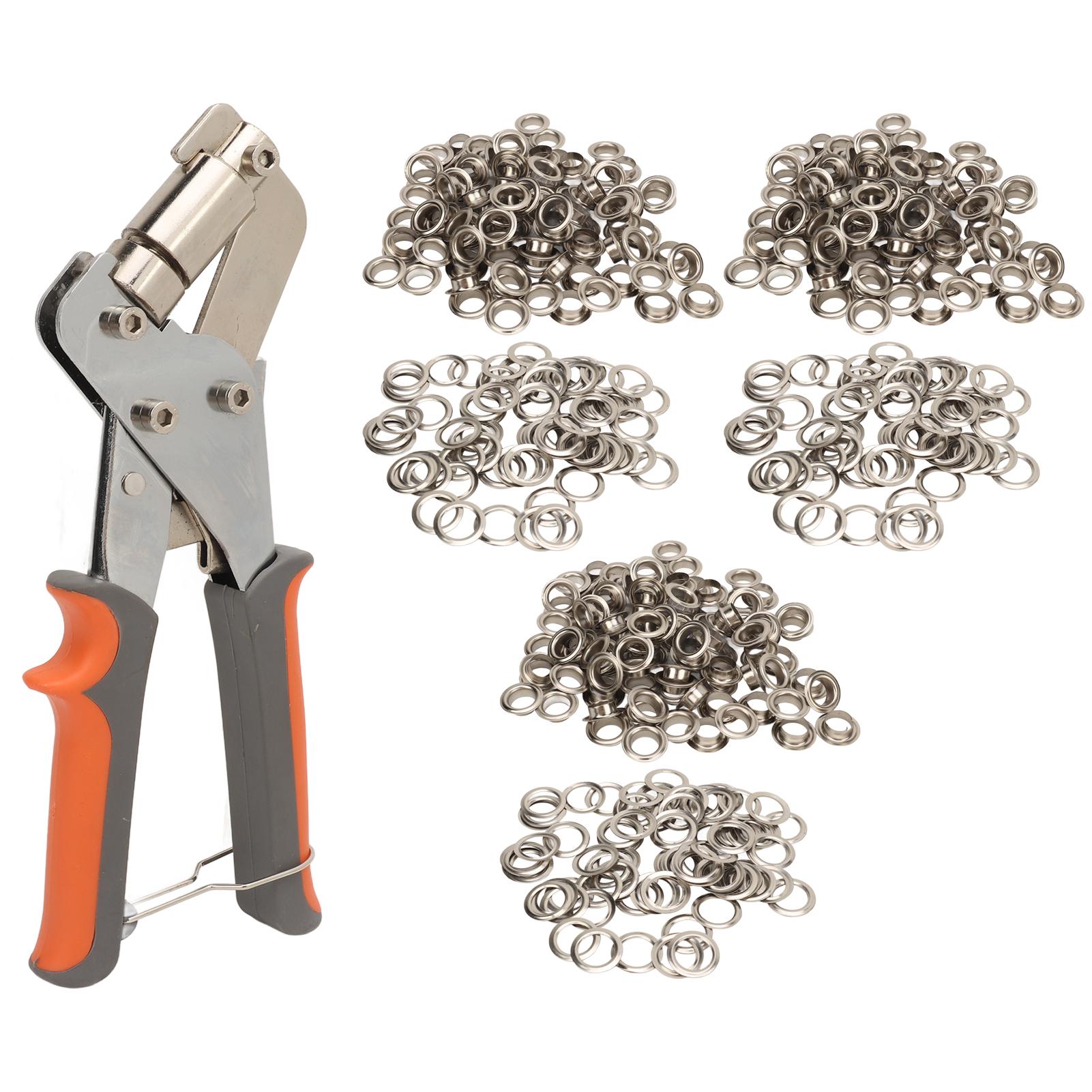 Grommets Eyelet Punch Kit Handheld Portable Hole Puncher Pliers Set 10.5mm Hand Press Tool for
Grommets Eyelet Punch Kit Handheld Portable Hole Puncher Pliers Set 10.5mm Hand Press Tool for