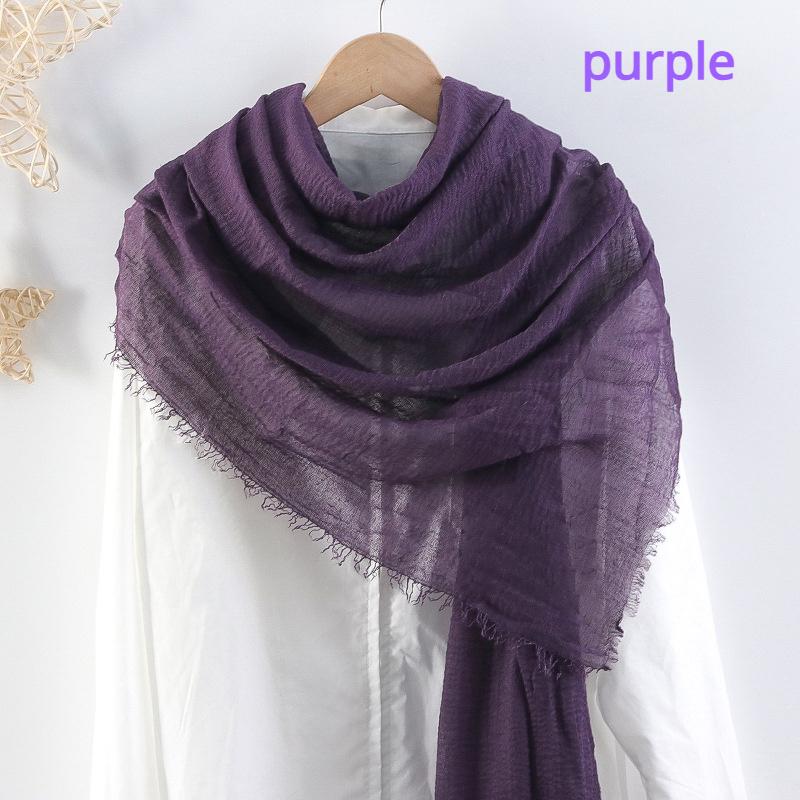 Модный шарф с пузырьками, шелковый шарф, женский универсальный платок, солнцезащитный крем, большой длинный шарф, однотонный шарф 180*90cm фиолетовый
Модный шарф с пузырьками, шелковый шарф, женский универсальный платок, солнцезащитный крем, большой длинный шарф, однотонный шарф 180*90cm фиолетовый