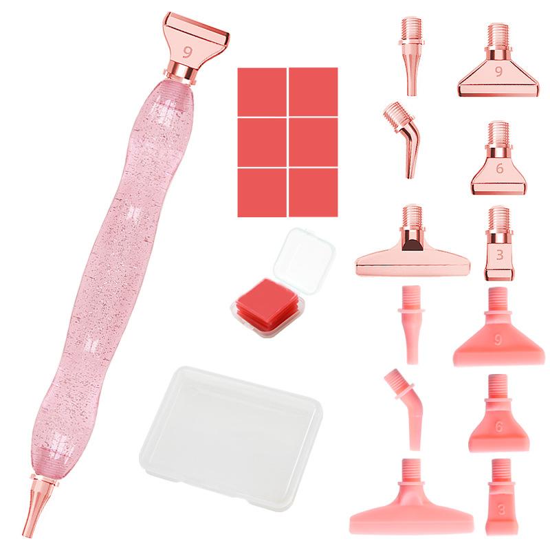 New 5D Jelly Diamond Painting Point Drilling Pen Set Multifunctional Metal Screw Thread Tips Mosaic Embroidery Tool Set
New 5D Jelly Diamond Painting Point Drilling Pen Set Multifunctional Metal Screw Thread Tips Mosaic Embroidery Tool Set