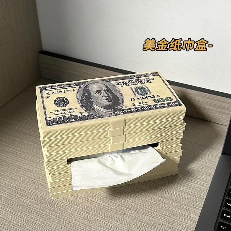 Kitchen US Dollar Tissue Boxes Table Napkin Tissue Case Paper Box Home Desktop Storage Decoration Container Napkin Holder Gift
Kitchen US Dollar Tissue Boxes Table Napkin Tissue Case Paper Box Home Desktop Storage Decoration Container Napkin Holder Gift