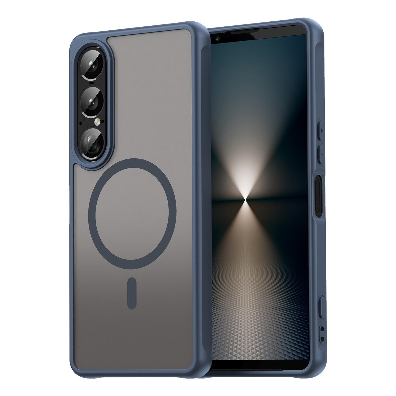 Чохол для телефону Sony Xperia 1 VII Magsafe, Магнітний ударостійкий чохол Magsafe, Гібридний бампер для Sony Xperia 1 VII фіолетовий
Чохол для телефону Sony Xperia 1 VII Magsafe, Магнітний ударостійкий чохол Magsafe, Гібридний бампер для Sony Xperia 1 VII фіолетовий