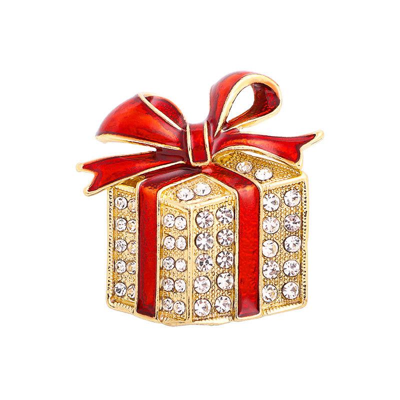 New Year s gift Christmas gift box brooch, diamond studded alloy drip oil, student bag buckle needle, autumn and winter coat chest flower, accessories
New Year s gift Christmas gift box brooch, diamond studded alloy drip oil, student bag buckle needle, autumn and winter coat chest flower, accessories