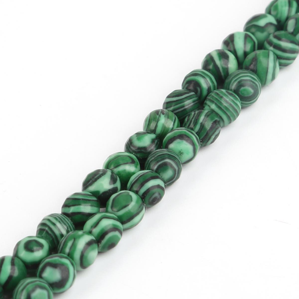 4-10 мм/38-93 шт. Натуральные граненые круглые зеленые бусины из камня павлина для изготовления ювелирных изделий своими руками 6mm 62pcs