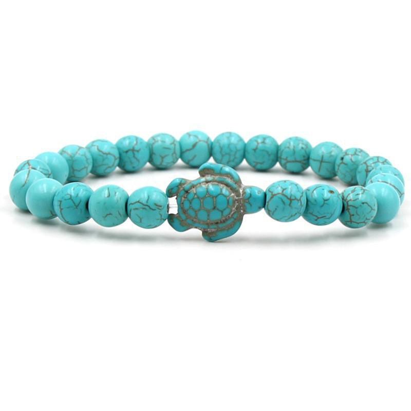 Kirykle 2024 Hot Selling Natural Stone Powder Crystal Women Men Bracelet Beach Beach Turquoise Sea Turtle Simple Couple Jewelry
Kirykle 2024 Hot Selling Natural Stone Powder Crystal Women Men Bracelet Beach Beach Turquoise Sea Turtle Simple Couple Jewelry