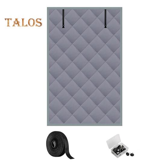 Утепленные оконные покрытия, 3-слойная конструкция, ткань Оксфорд высокой плотности, рулонные ремни, комплект зимних теплоизоляционных штор S