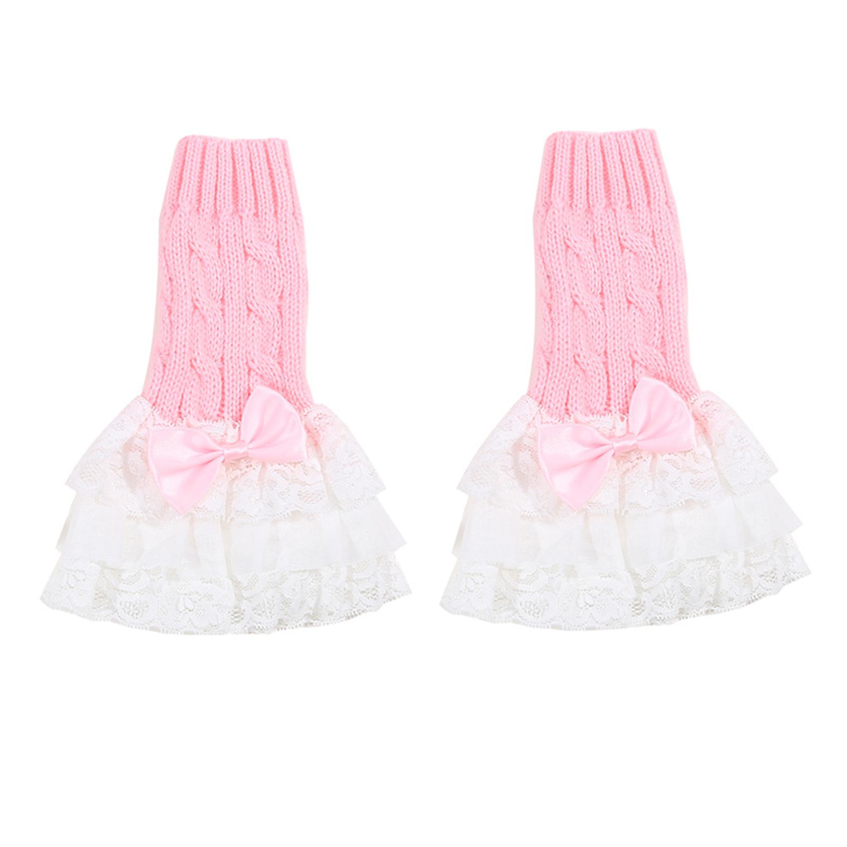 Women Fake Sleeve Knitted Ruffles Cuffs Lolita Black White False Sleeves Edges Cuffs Detachable Wrist Warmer for Shirt Sweater рожевий
Women Fake Sleeve Knitted Ruffles Cuffs Lolita Black White False Sleeves Edges Cuffs Detachable Wrist Warmer for Shirt Sweater рожевий