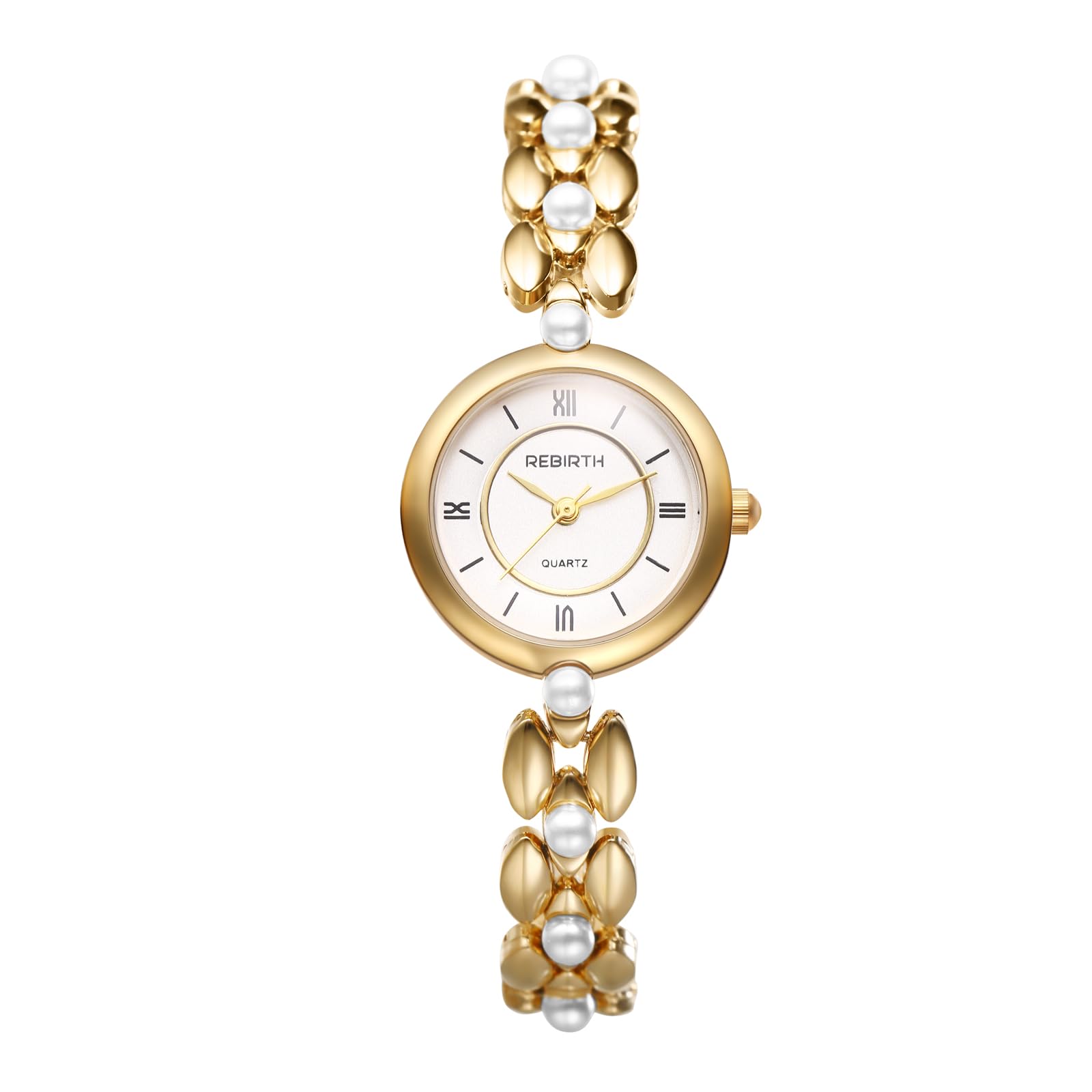 Watch Waterproof Pearl Stainless Gold Numbers Analog Display Small Display Diamond Quartz Watch Fashion Watch Birthday Anniversary Christmas Day
Watch Waterproof Pearl Stainless Gold Numbers Analog Display Small Display Diamond Quartz Watch Fashion Watch Birthday Anniversary Christmas Day