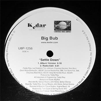 12inch Record BIG BUB - Settle Down U8P1256 Universal Recor 1998 US Rap & Hip-Hop/R&B Used
12inch Record BIG BUB - Settle Down U8P1256 Universal Recor 1998 US Rap & Hip-Hop/R&B Used