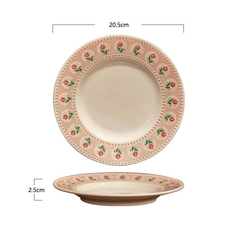 Flower Pattern Ceramic Plates Chinese Style Household 8 Inch High Aesthetic Kitchen Tableware Creative Pink Sweet Dinner Dishes 8 inches
Flower Pattern Ceramic Plates Chinese Style Household 8 Inch High Aesthetic Kitchen Tableware Creative Pink Sweet Dinner Dishes 8 inches