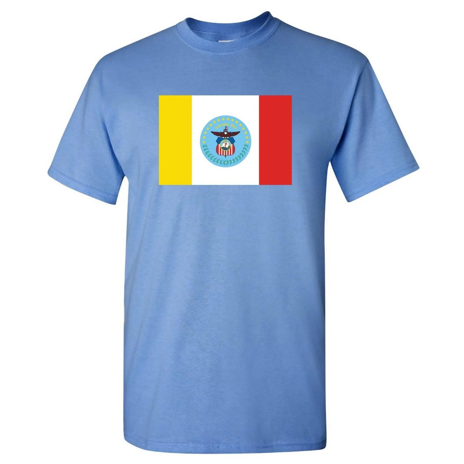Columbus US City Flag Basic Cotton T-Shirt - Carolina Blue 4XL
Columbus US City Flag Basic Cotton T-Shirt - Carolina Blue 4XL
