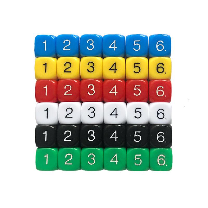 30PCS 16MM Game Dice Numbered 1-6 Math Manipulative Cubes Learning Activities Montessori Materials Educational
30PCS 16MM Game Dice Numbered 1-6 Math Manipulative Cubes Learning Activities Montessori Materials Educational