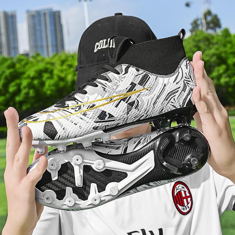 Training Nail Crush Male Elementary and Secondary School Students Female Spike Football Shoes Mandarin Duck Shoes Boys Children Teens High Top 37
Training Nail Crush Male Elementary and Secondary School Students Female Spike Football Shoes Mandarin Duck Shoes Boys Children Teens High Top 37