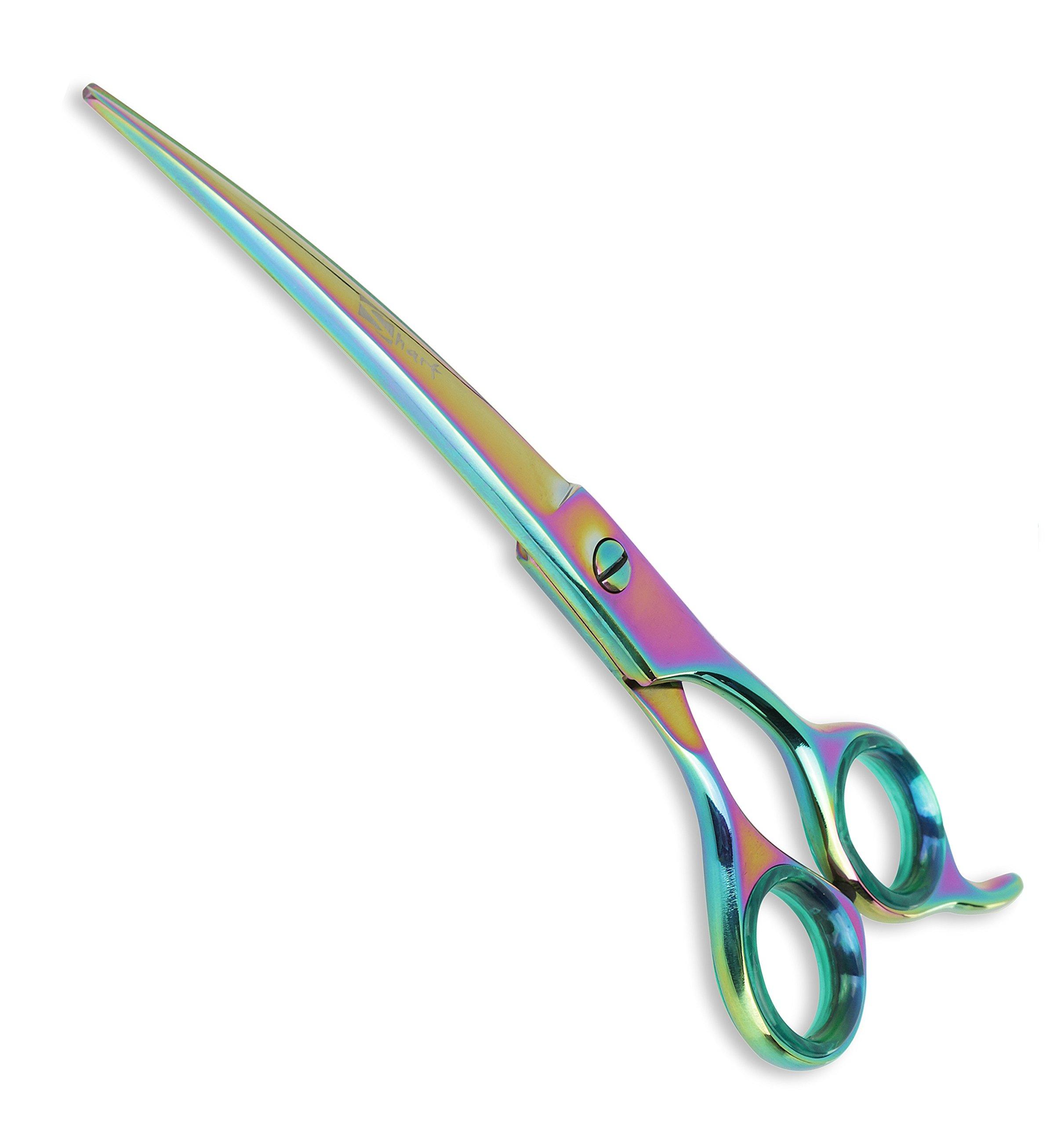 Sharf Gold Touch Pet Grooming Shears Inch Rainbow Curve Scissors 440c Stainless Steel Japanese Shears Pet Grooming Curved Scissors Dog Scissors 7.5
Sharf Gold Touch Pet Grooming Shears Inch Rainbow Curve Scissors 440c Stainless Steel Japanese Shears Pet Grooming Curved Scissors Dog Scissors 7.5