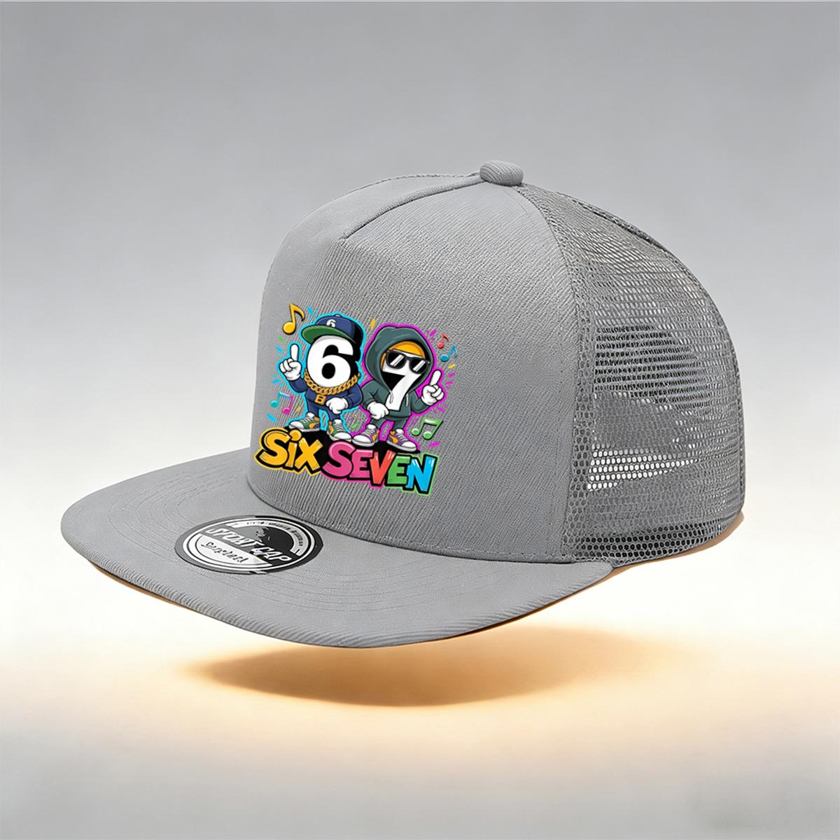 1/2PC Y2KSixSeven flat top truck driver hat, hip-hop cartoon print, breathable mesh, streetwear aesthetic hat сірий
1/2PC Y2KSixSeven flat top truck driver hat, hip-hop cartoon print, breathable mesh, streetwear aesthetic hat сірий
