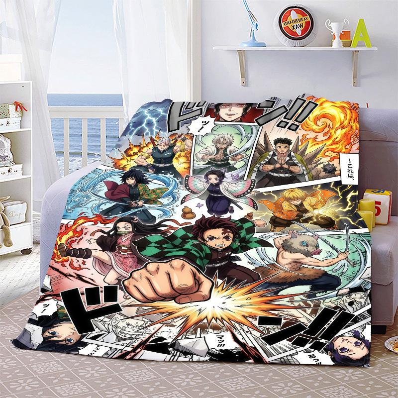 Demon Slayer Anime Flannel Blanket Soft Warm Plush Throw for Bed Sofa Couch Lightweight Cozy Winter Decor Gift -QJY 75x90cm
Demon Slayer Anime Flannel Blanket Soft Warm Plush Throw for Bed Sofa Couch Lightweight Cozy Winter Decor Gift -QJY 75x90cm