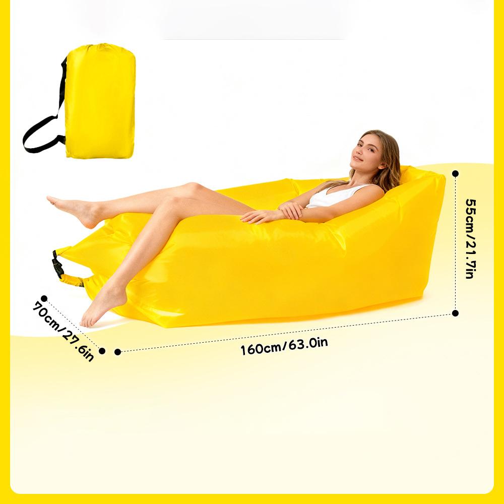 Multi Colored Single Lazy Inflatable Sofa Portable Outdoor Beach Air Sofa Bed Folding Camping Sleeping Bag for Comfortable Rest жовтий
Multi Colored Single Lazy Inflatable Sofa Portable Outdoor Beach Air Sofa Bed Folding Camping Sleeping Bag for Comfortable Rest жовтий