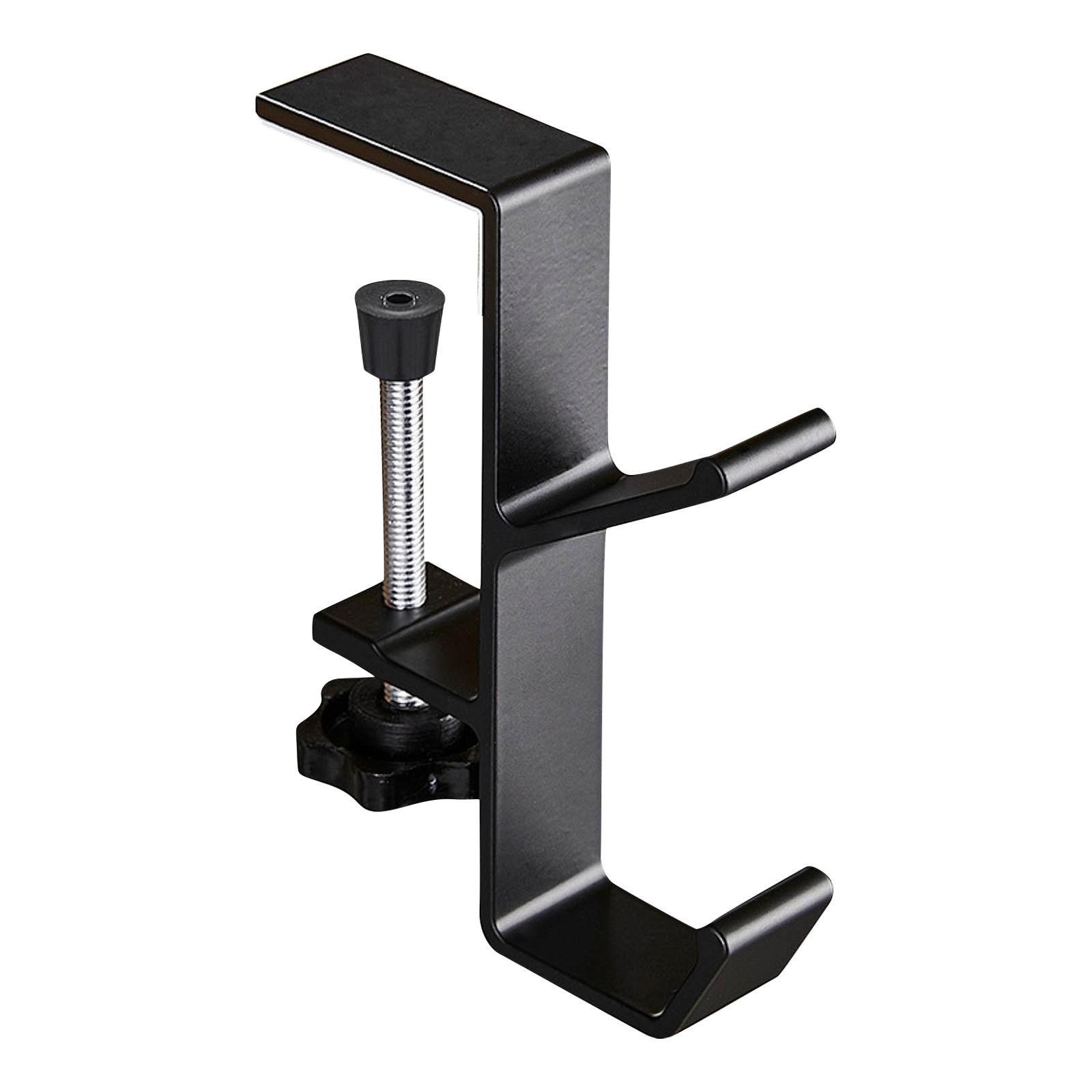 1 шт. 2 в 1 вешалка для каминной гирлянды, регулируемые вешалки для чулок для каминной полки, утяжеленные вешалки для гирлянд для камина, прочные для дверной рамы One Size чёрный