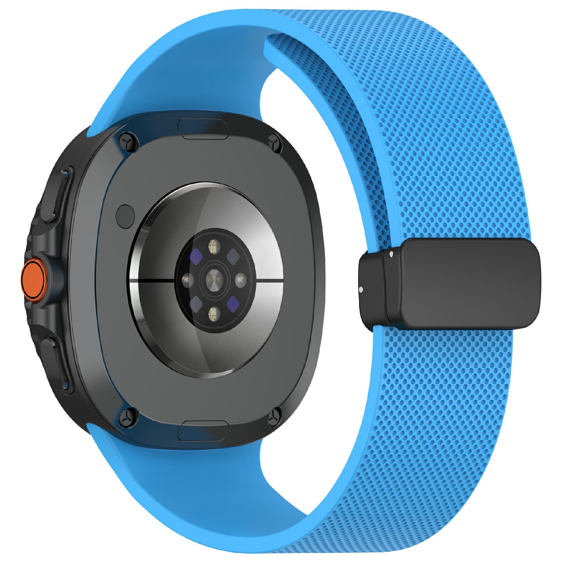 Watch Band for Samsung Galaxy Watch8 44mm/40mm/Watch8 Classic 46mm Magnetic Buckle Silicone Strap Sky Blue
Watch Band for Samsung Galaxy Watch8 44mm/40mm/Watch8 Classic 46mm Magnetic Buckle Silicone Strap Sky Blue