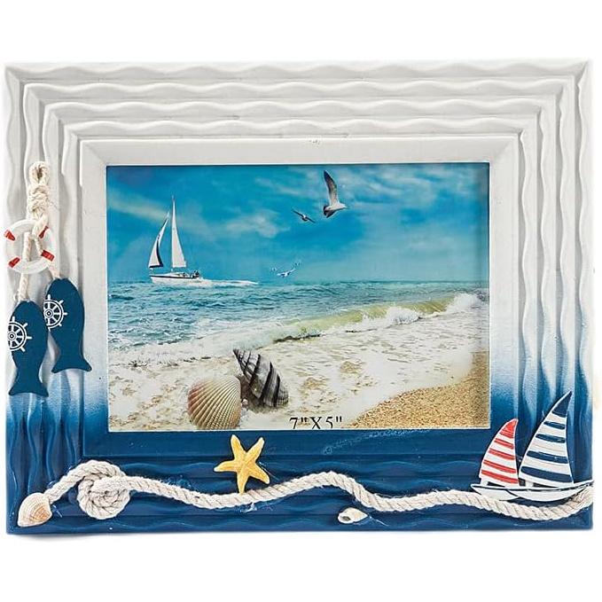 7-дюймовые фоторамки ручной работы на пляжную тематику для подарка на новоселье, подходят для фото 5 x7 (В) B
7-дюймовые фоторамки ручной работы на пляжную тематику для подарка на новоселье, подходят для фото 5 x7 (В) B