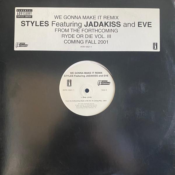 12inch Record STYLES P We Gonna Make It Remix INTR105211 INTERSCOPE 2001 US Rap HipHopRB Used
12inch Record STYLES P We Gonna Make It Remix INTR105211 INTERSCOPE 2001 US Rap HipHopRB Used