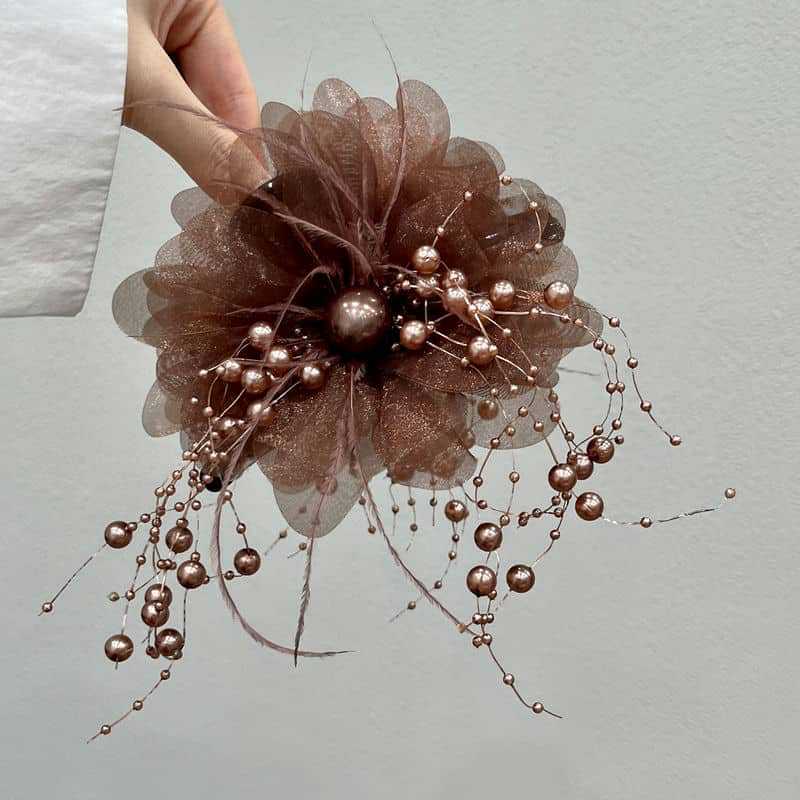 Пион Цветок Бисельная Кисточка Зажим Заколка-краб для волос на затылок Элегантная заколка для волос для женщин Модные головные уборы Аксессуары
Пион Цветок Бисельная Кисточка Зажим Заколка-краб для волос на затылок Элегантная заколка для волос для женщин Модные головные уборы Аксессуары