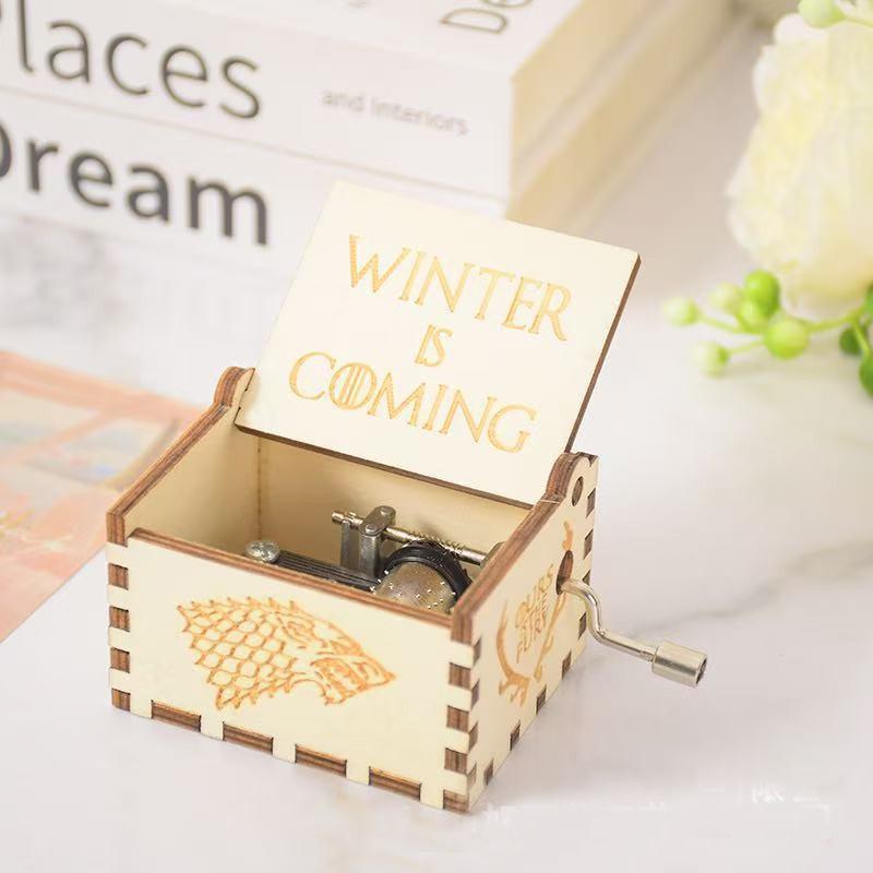 Hand-Crank Wooden Music Box with Laser Engraved Design and Color Painting - Perfect Festival Gift and Ornament
Hand-Crank Wooden Music Box with Laser Engraved Design and Color Painting - Perfect Festival Gift and Ornament