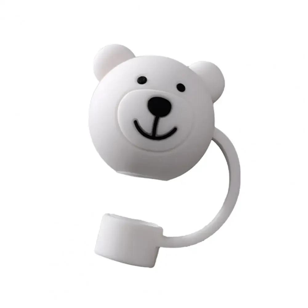 1cm Silicone Straw Cover Cartoon Bear-Shaped Straw Lid Reusable Dust-proof Straw Plug For Home Party Decoration For Stanley-Cup білий
1cm Silicone Straw Cover Cartoon Bear-Shaped Straw Lid Reusable Dust-proof Straw Plug For Home Party Decoration For Stanley-Cup білий