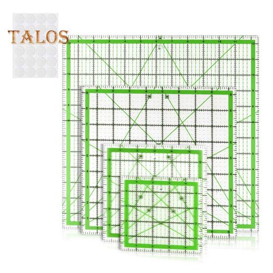 4 шт. акриловая линейка для квилтинга с нескользящими кольцами 4,5/6/9,5/12,5-дюймовая квадратная линейка для резки ткани с четкой маркировкой проекты для шитья и рукоделия зелёный
4 шт. акриловая линейка для квилтинга с нескользящими кольцами 4,5/6/9,5/12,5-дюймовая квадратная линейка для резки ткани с четкой маркировкой проекты для шитья и рукоделия зелёный