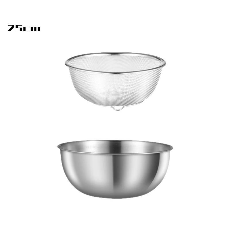 abdo Stainless Steel Rice & Vegetable Washing Basin with Drain Basket Set
abdo Stainless Steel Rice & Vegetable Washing Basin with Drain Basket Set