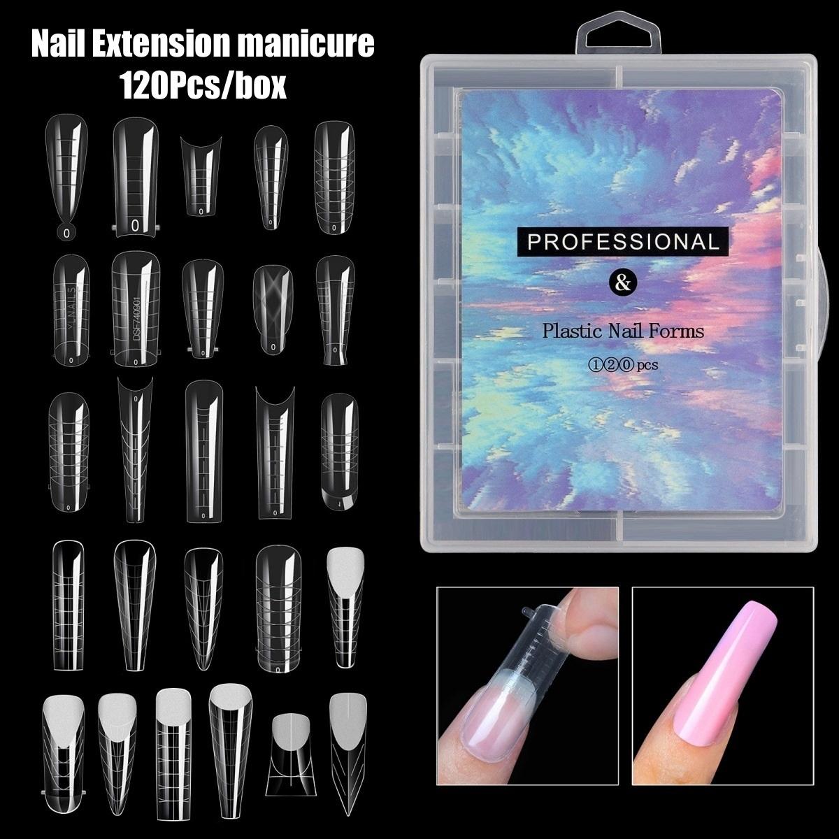 120PCS/Box Форма для манікюру для нігтів Кришталеве розширення без паперу Швидка фототерапія Нарощування наконечників у коробці
120PCS/Box Форма для манікюру для нігтів Кришталеве розширення без паперу Швидка фототерапія Нарощування наконечників у коробці