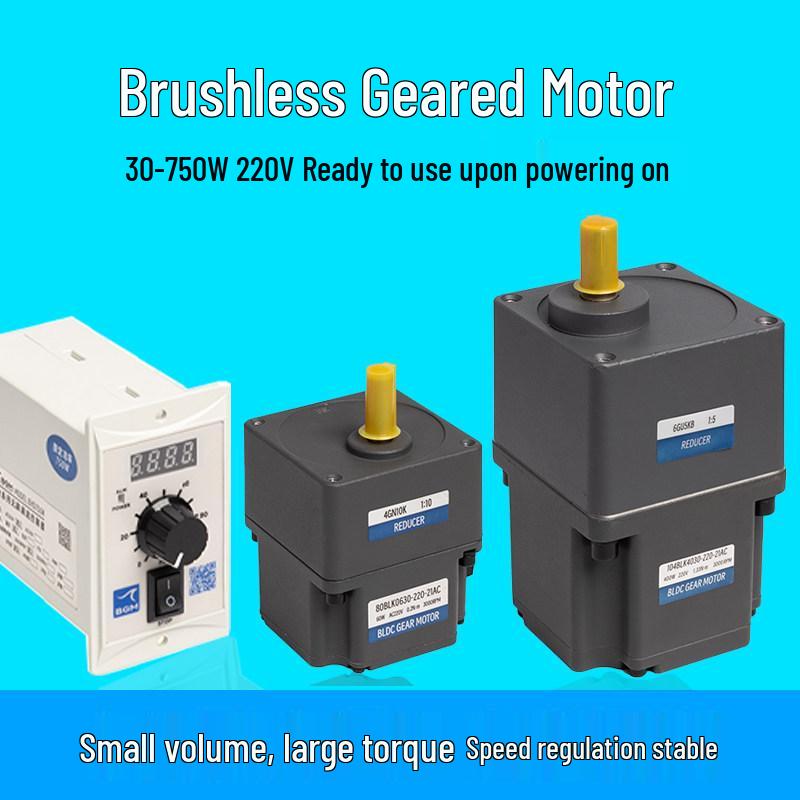 BGM 220V AC Brushless Variable Speed Motor with Integrated Drive, BLK60/120/400W, Gear Reduction, Constant Torque General Speed Controller 200W
BGM 220V AC Brushless Variable Speed Motor with Integrated Drive, BLK60/120/400W, Gear Reduction, Constant Torque General Speed Controller 200W