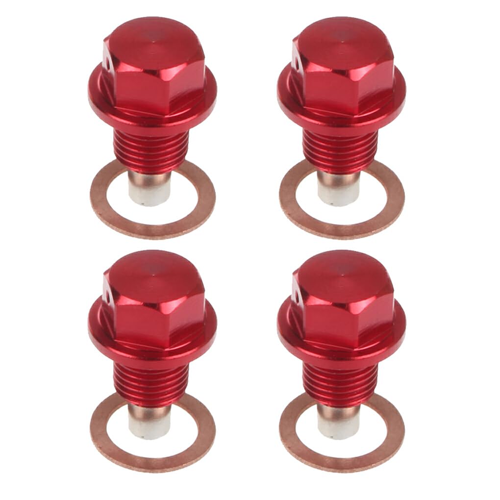 EDHUUJSI Best Engine Protection Magnetic Drain Plug Easy Install High Performance Engine Drain Nut Bolt, Red, M24*1.5, 4pcs M24*1.5, 4 pcs красный
EDHUUJSI Best Engine Protection Magnetic Drain Plug Easy Install High Performance Engine Drain Nut Bolt, Red, M24*1.5, 4pcs M24*1.5, 4 pcs красный